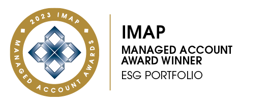  IMAP Managed Accounts Awards 2023 Winner ESG Category