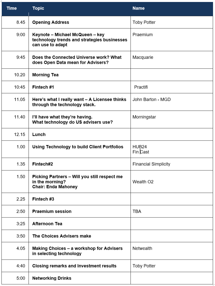 InvestTechDraftAgenda