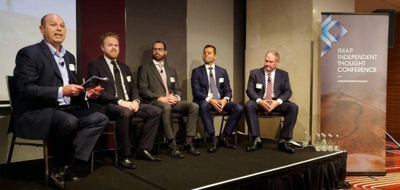 IMAP Independent Thought Conference Panel discussing property & infrastructure investment